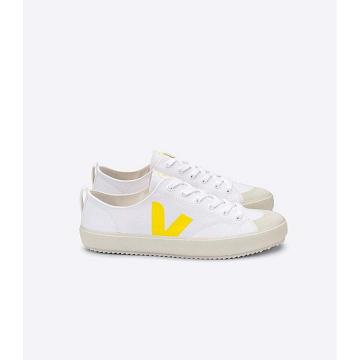 Veja NOVA CANVAS Topanky Damske White/Yellow | SK 477RVD
